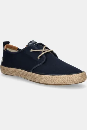 Pepe Jeans Espadrilky PORT TOURISTS tmavomodrá barva, PMS10332