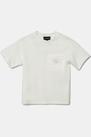Emporio Armani Dětské tričko barva, s aplikací, EB000230 AF13450