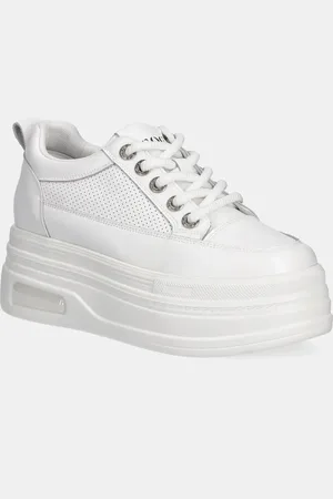 GOE Kožené sneakers boty barva, RR2N4084