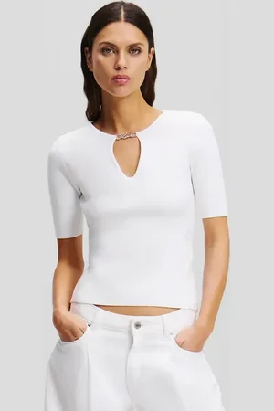 Karl Lagerfeld Halenka dámská, barva, hladká, A2W18038