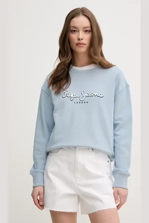 Pepe Jeans Bavlněná mikina MADDY dámská, barva, s potiskem, PL581484