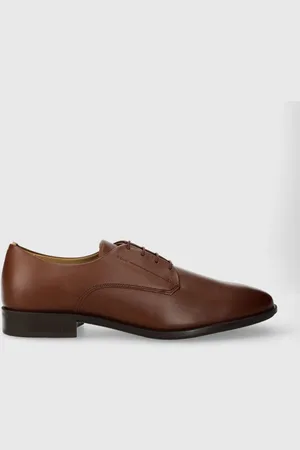 HUGO BOSS Kožené polobotky Colby pánské, barva, 50498467
