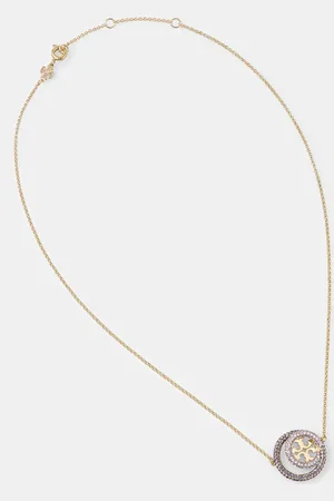 Tory Burch Pozlacený náhrdelník Miller Pave 157225-400
