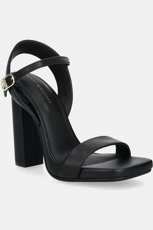 Tommy Hilfiger Kožené sandály HIGH HEEL LEATHER SANDAL barva, FW0FW08534