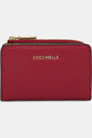 Coccinelle Kožená peněženka METALLIC TRICOLOR vínová barva, M10 17 01 01