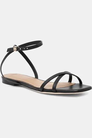 HUGO BOSS Kožené sandály Charlize dámské, barva, 50542217