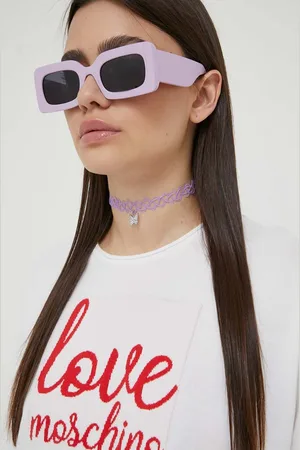Moschino Bavlněné tričko barva
