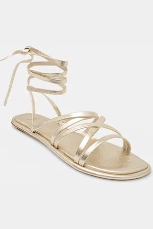 Max Mara Kožené sandály FIABE dámské, barva, 2515521095600