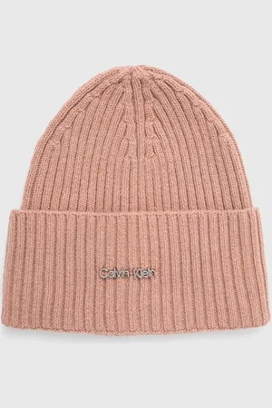 Calvin Klein Čepice z vlněné směsi barva, K60K611401