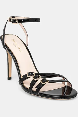 Guess Kožené sandály STRAPPY BUCKLE SANDAL barva, 5GGZ27 7231A