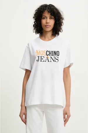 Moschino Bavlněné tričko barva, 0712 3732