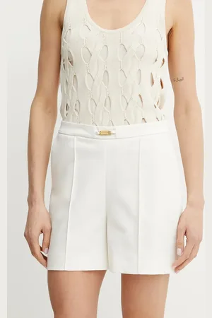 Guess Kraťasy SUNNY dámské, barva, hladké, high waist, 5GGD19 7311A