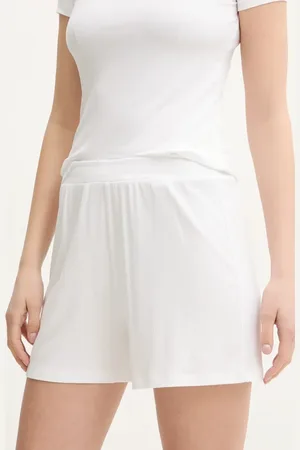 Guess Kraťasy LIA dámské, barva, hladké, high waist, O5GD01 KCQ72