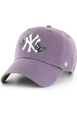47 Brand Bavlněná baseballová čepice MLB New York Yankees barva, B-ICACL17GWS-II