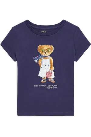 Ralph Lauren Dětské bavlněné tričko tmavomodrá barva, 312965226001