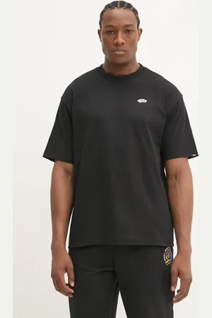 Vans Bavlněné tričko barva, s potiskem, VN000P50Y281