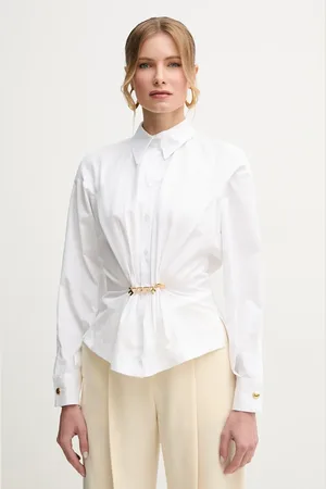 Elisabetta Franchi Bavlněná košile barva, regular, s klasickým límcem, CA04851E2