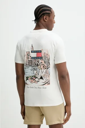 Tommy Hilfiger Bavlněné tričko barva, s potiskem, DM0DM21345