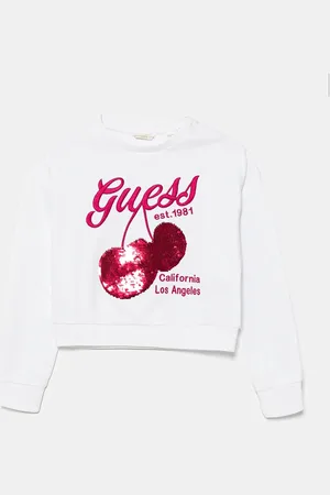 Guess Dětská bavlněná mikina barva, s aplikací, J5GQ00 KA6R4