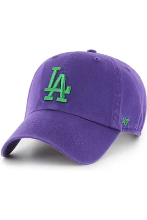 47 Brand Bavlněná baseballová čepice MLB Los Angeles Dodgers tmavomodrá barva, B-RGW12GWS-PPB