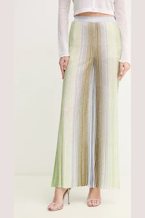 Missoni Kalhoty dámské, barva, široké, high waist, DS25SI0B.BK042D