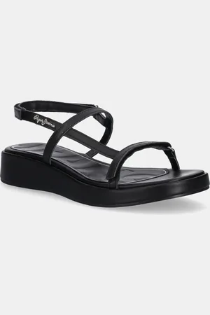 Pepe Jeans Kožené sandály HARU MIX dámské, barva, PLS90677