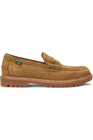 Ralph Lauren Semišové mokasíny Jett Penny pánské, barva, 803961421002