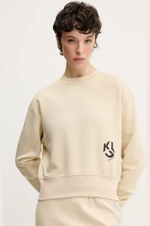 Karl Lagerfeld Mikina dámská, barva, s potiskem, A2W20052