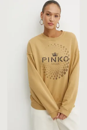 Pinko Bavlněná mikina dámská, barva, vzorovaná, 104387 A27V