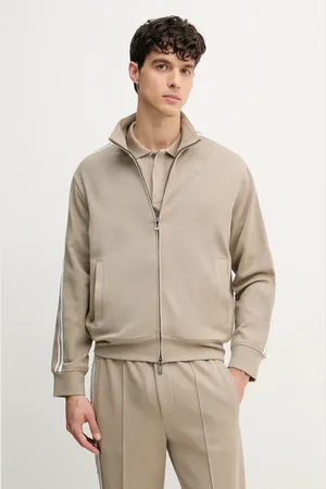 Emporio Armani Mikina pánská, barva, hladká, EM001110 AF13488