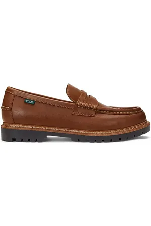 Ralph Lauren Kožené mokasíny Jett Penny pánské, barva, 803961420002
