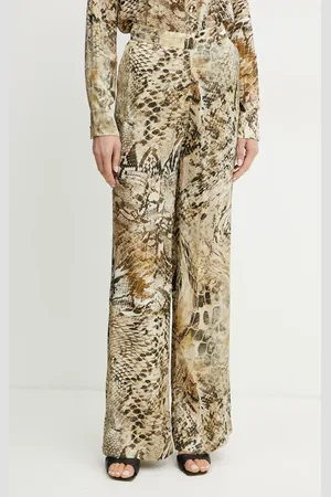 Guess Kalhoty GISELLE dámské, barva, široké, high waist, 5GGB01 7298A