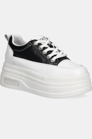 GOE Kožené sneakers boty barva, RR2N4085