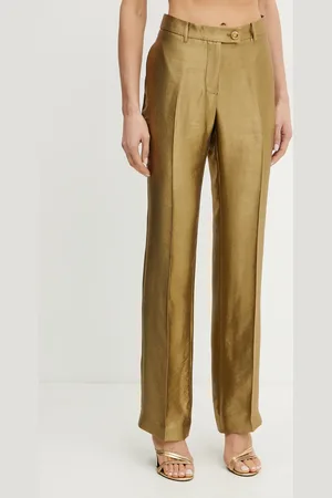 Guess Kalhoty MILLA dámské, barva, jednoduché, high waist, 5GGB18 7312A