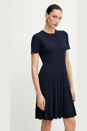 Michael Kors Šaty tmavomodrá barva, mini, MS5830OBFD