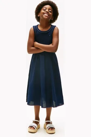 Tommy Hilfiger Šaty tmavomodrá barva, mini, KG0KG08474