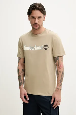 Timberland Bavlněné tričko barva, s potiskem, TB0A5UPQDH41