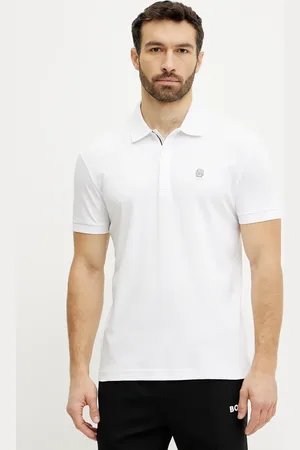 HUGO BOSS Bavlněné polo tričko barva, s aplikací, 50533273