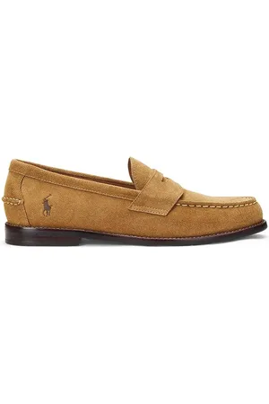Ralph Lauren Semišové mokasíny Alston Penny pánské, barva, 803961416002
