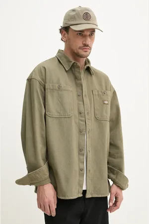 Dickies Bavlněná košile barva, relaxed, s klasickým límcem, DK0A4YF5MGR1