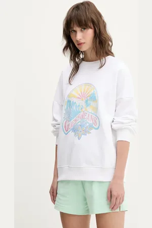 Guess Bavlněná mikina dámská, barva, s potiskem, W5GQ16 K68I4