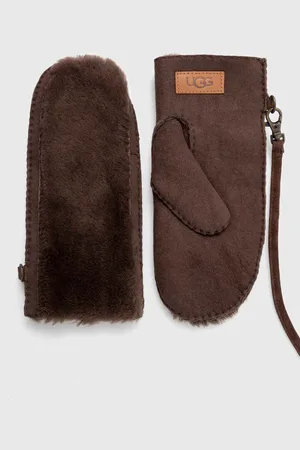 UGG Semišové rukavice barva
