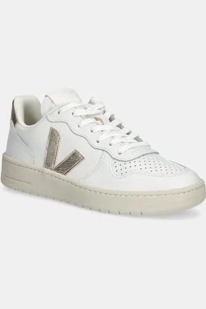 Veja Kožené tenisky VI0220737A V-10 LEATHER barva, VI0220737A