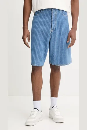Drôle de Monsieur Džínové šortky Le Short Baggy Rayures pánské, barva, G-BS147-CO179-LBE