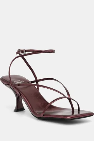Jeffrey Campbell Sandály Fluxx vínová barva, JC-935-9-104