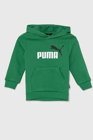 PUMA Dětská mikina barva, s kapucí, s potiskem