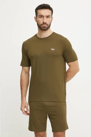 HUGO BOSS Pyžamo barva, s potiskem, 50540627