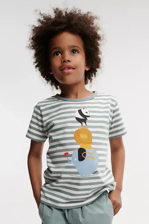 Liewood Dětské bavlněné tričko Apia Placement Shortsleeve T-shirt barva, s potiskem, LW19844