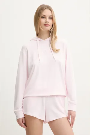 Guess Mikina LUCIA dámská, barva, s kapucí, s aplikací, O5GQ00 KCQP2