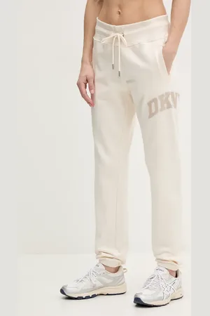 DKNY Bavlněné tepláky barva, s potiskem, DP5P3615